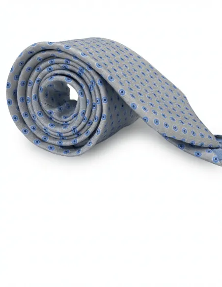 Grey Silk Tie