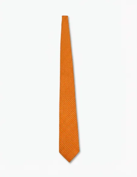 Orange Silk Tie