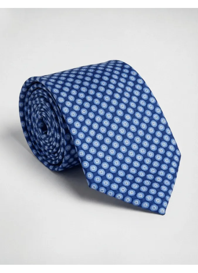 Blue Silk Tie-700