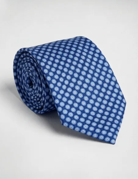 Corbata de Seda Azul-700