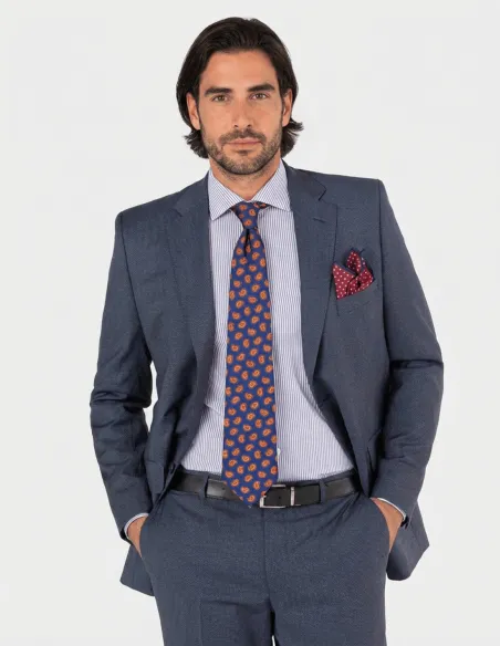 Grey Silk Tie