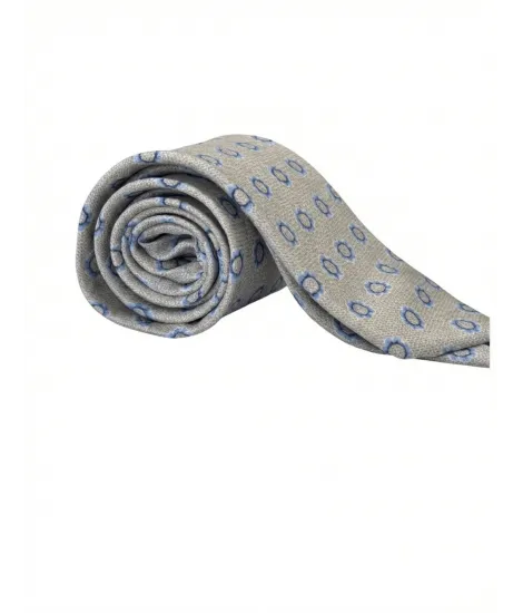 Grey Silk Tie