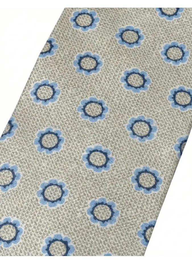 Grey Silk Tie