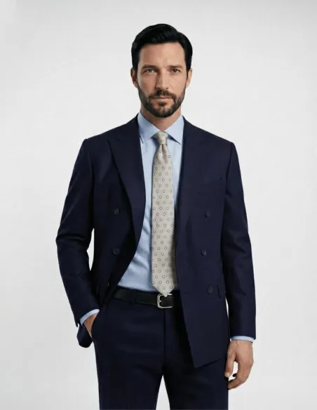 Corbata de Seda Gris