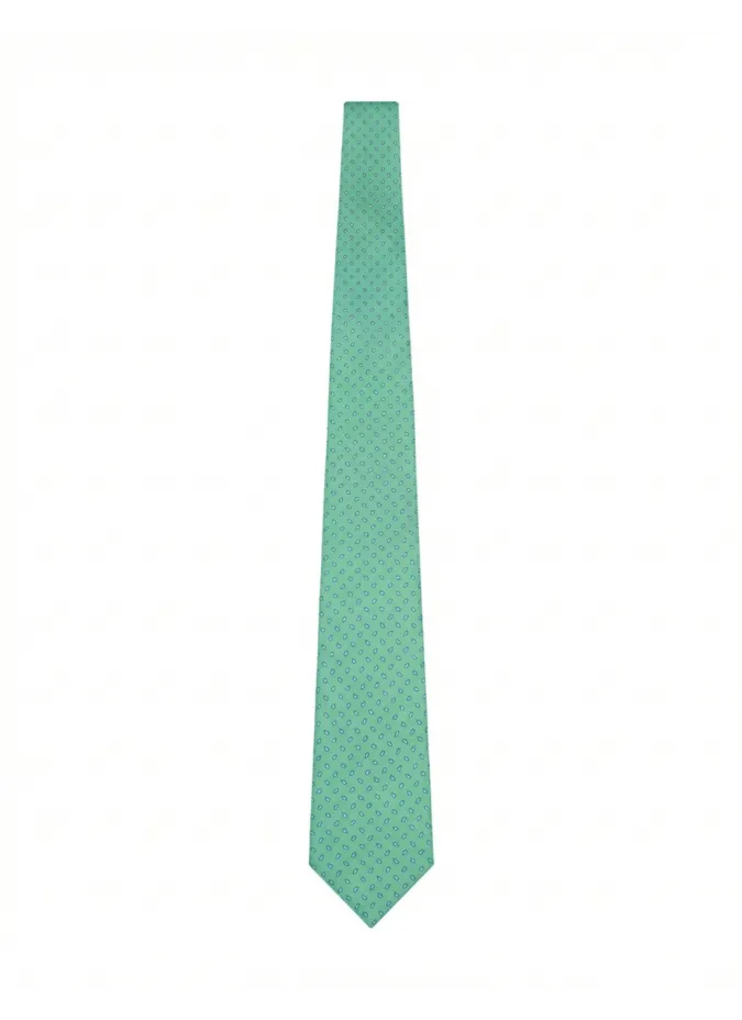 Gravata de Seda Verde