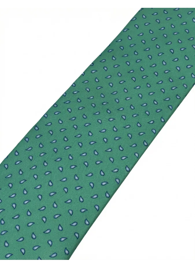 Gravata de Seda Verde