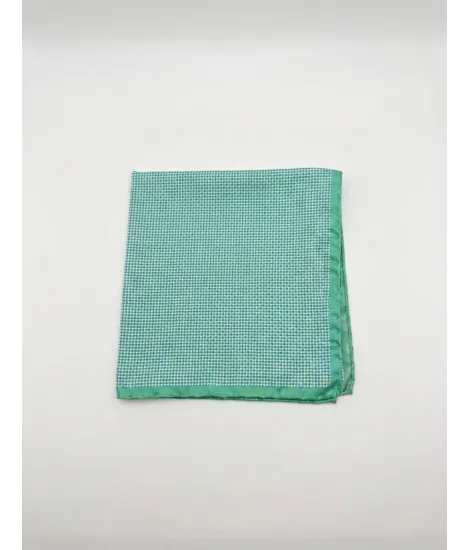 Lenço de Bolso de Seda com Padrão| JOHN TWEED