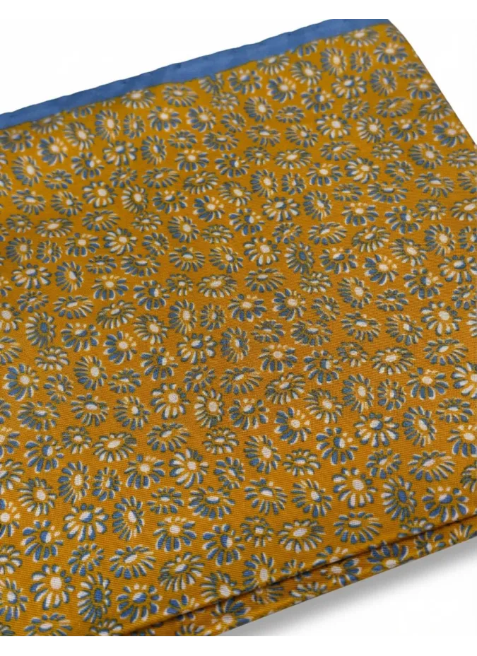 Lenço de Bolso de Seda com Padrão| JOHN TWEED TAILORED