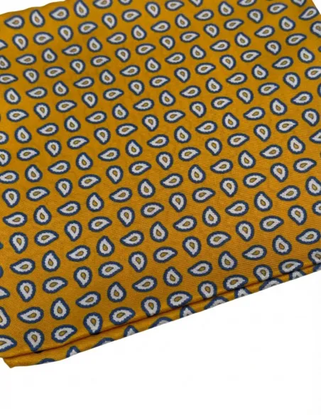 Silk Pocket Square with Pattern| JOHN TWEED TAILORED