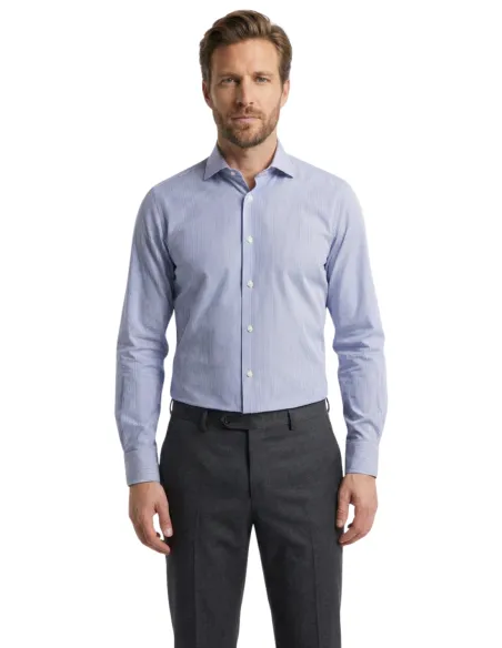 Camisa Celeste | Camisas Clásicas Hombre | JOHN TWEED