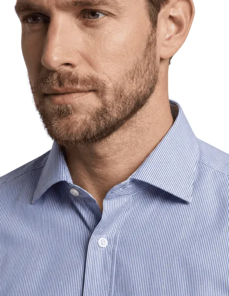 Camisa Celeste | Camisas Clásicas Hombre | JOHN TWEED
