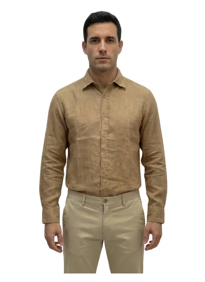 Terracotta Linen Shirt