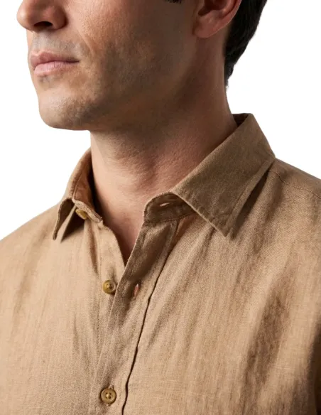 Terracotta Linen Shirt