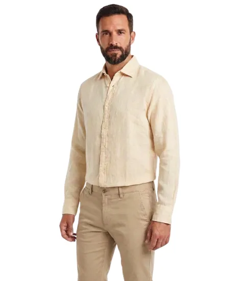 Camisa de Linho Amarela 2
