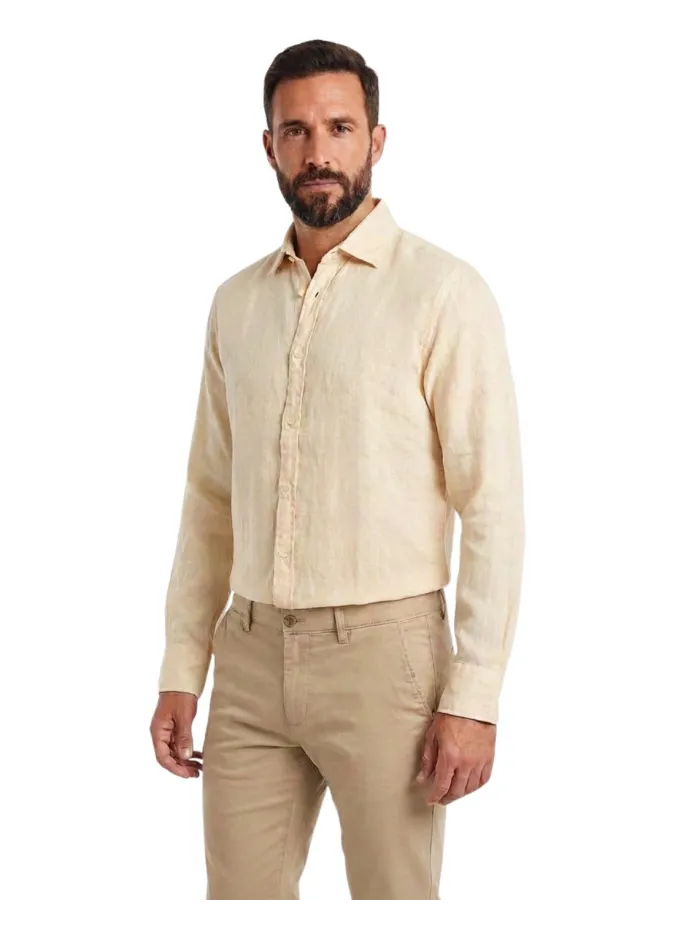 Camisa de Linho Amarela