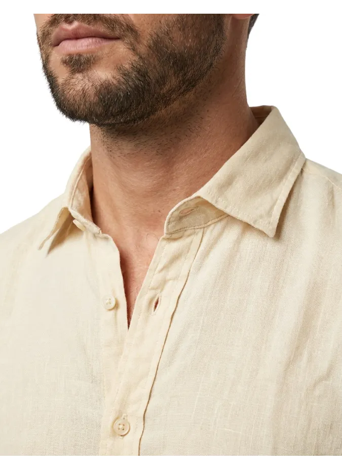 Camisa de Linho Amarela