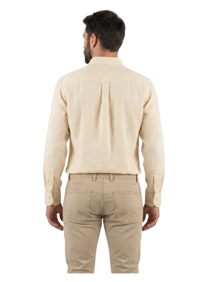 Camisa de Linho Amarela
