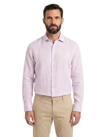 Lavender Linen Shirt