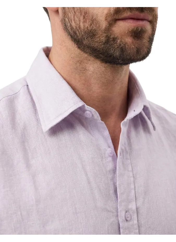 Lavender Linen Shirt