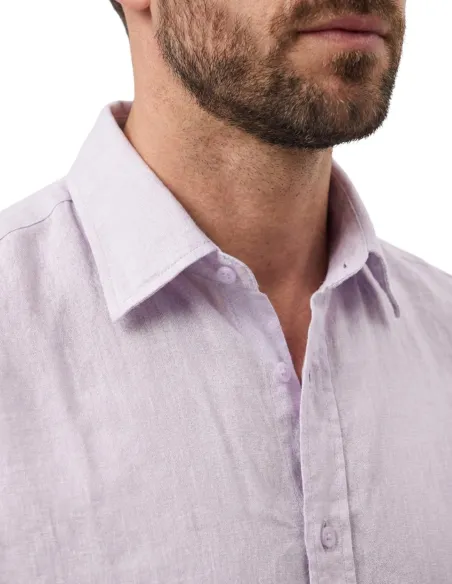 Lavender Linen Shirt