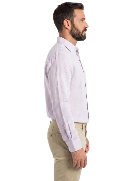Lavender Linen Shirt