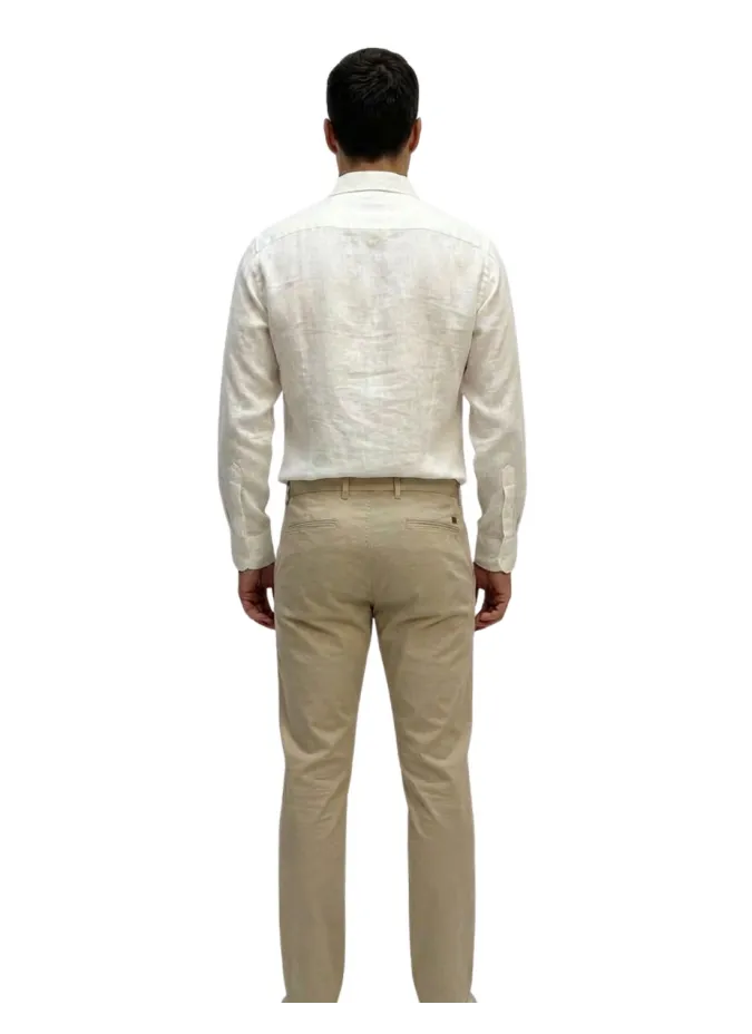 Camisa Linho Branca | John Tweed Tailored
