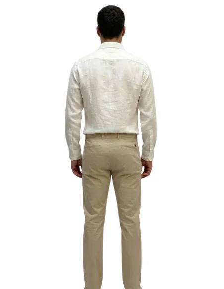 Camisa Linho Branca | John Tweed Tailored