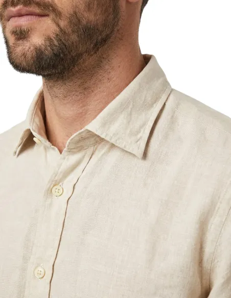 Camisa Lino Verde | Camisa 100% Lino | JOHN TWEED