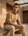 Terracotta Linen Shirt