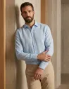 Camisa Linho Azul Claro | JOHN TWEED TAILORED