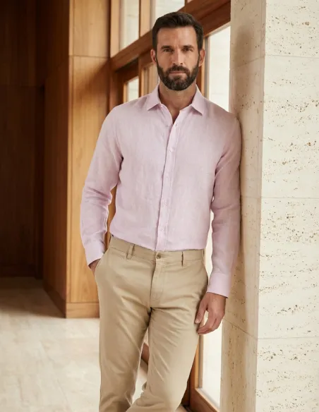 Lavender Linen Shirt