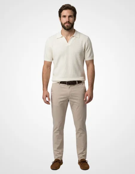 Polo de Malha Cru
