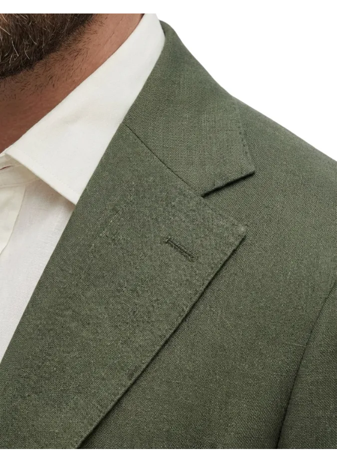 Americana Lino Verde | Americanas de Lino | JOHN TWEED