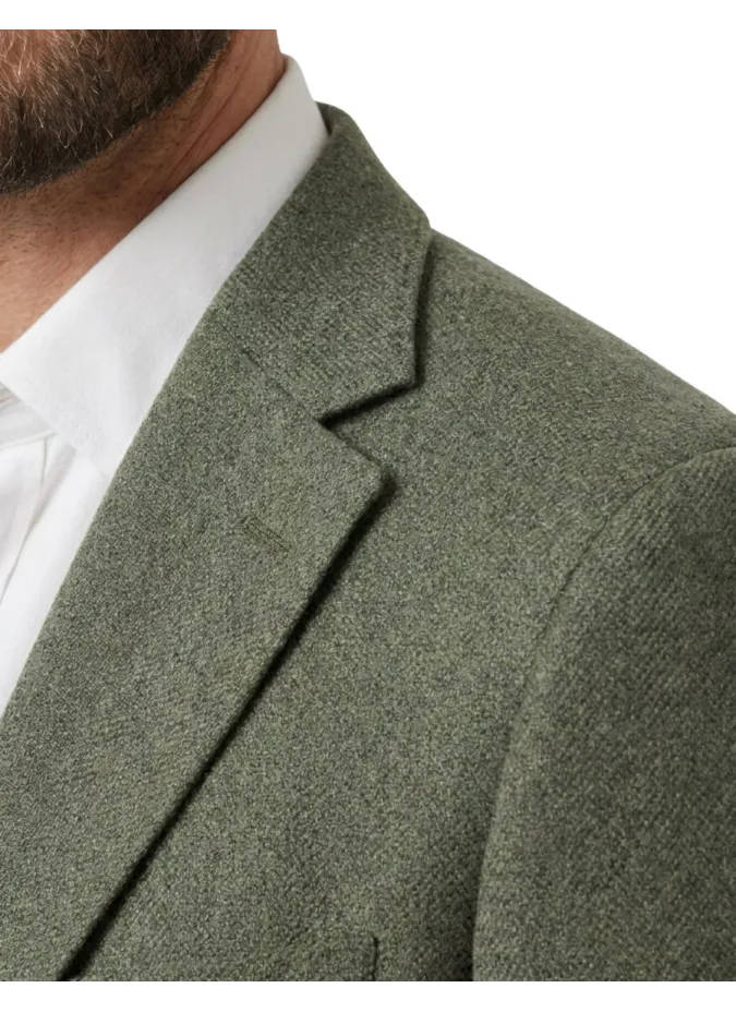BEIGE LINEN BLAZER | JOHN TWEED TAILORED