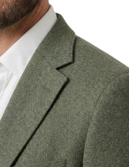 BEIGE LINEN BLAZER | JOHN TWEED TAILORED