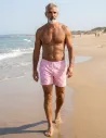 Pink swim shorts