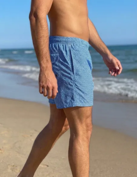 Calção de Banho Azul Claro