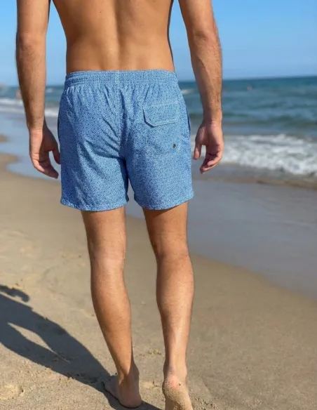 Light blue swim shorts