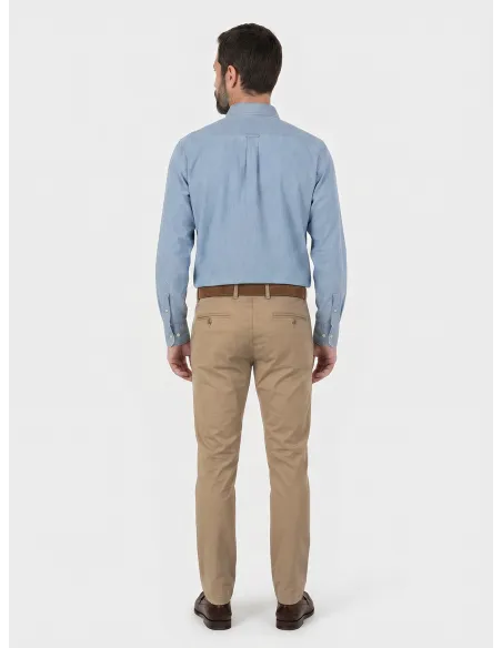 Pantalon Chino Camel | Pantalones Estilo Camel | JOHN TWEED