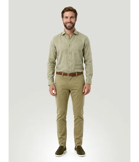 Pantalón Chino Verde