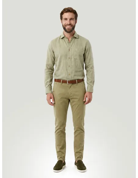 Green Chino Trousers