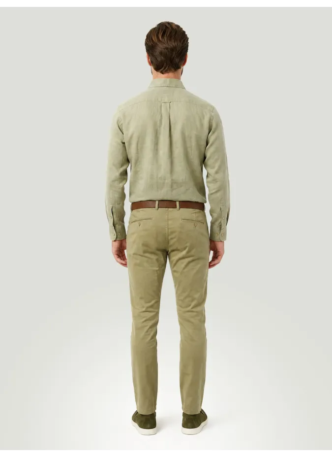 Green Chino Trousers