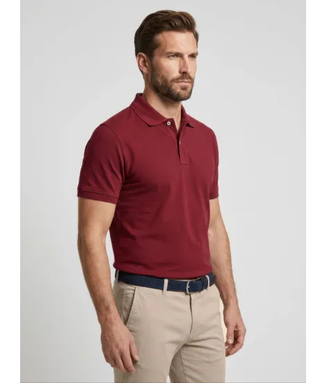 Red Piqué Polo Shirt 2