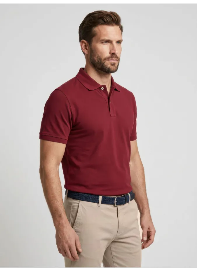 Polo Piqué Vermelho
