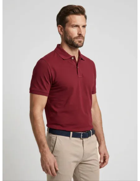 Polo Piqué Vermelho