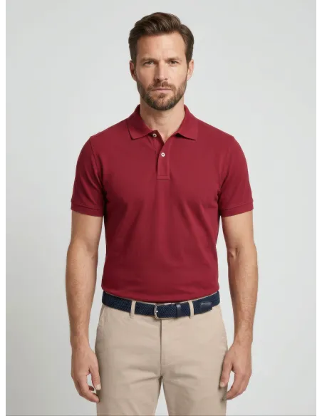 Polo Piqué Vermelho