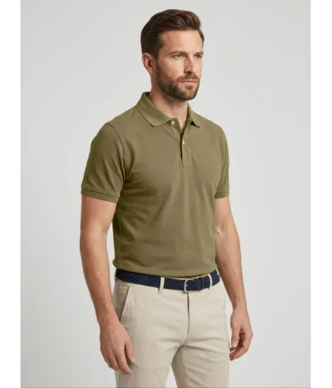 Dry Green Piqué Polo Shirt 2