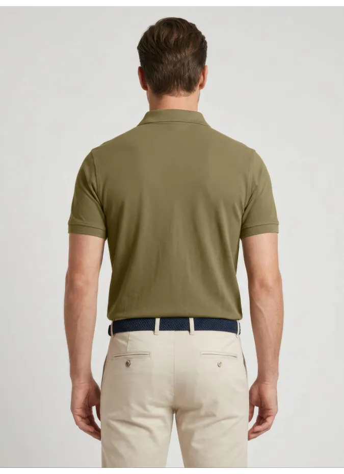 Dry Green Piqué Polo Shirt