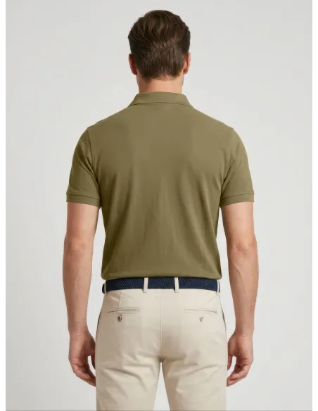 Dry Green Piqué Polo Shirt