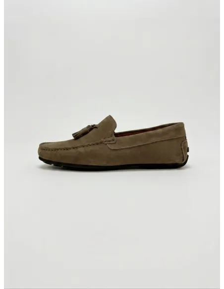 Driver de Gamuza Camel con Borla